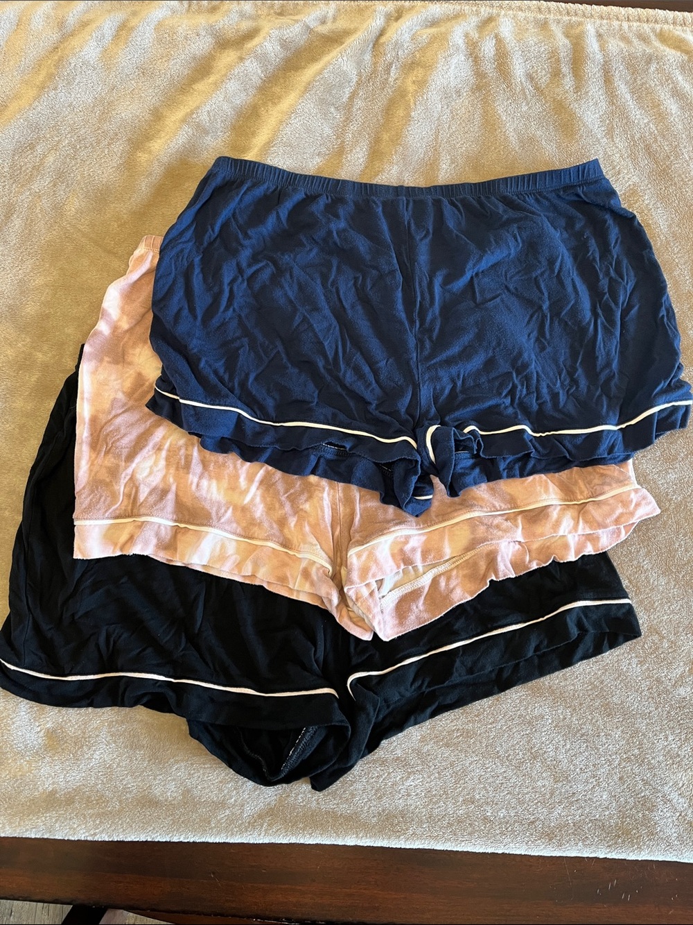 Stars Above Sleep Shorts, Bundle of 3, Size Large